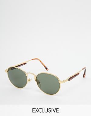 Круглые солнцезащитные очки Reclaimed Vintage