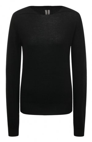 Кашемировый пуловер Rick Owens. Цвет: чёрный