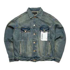 Куртка PURPLE BRAND Vintage Dirty Oversized 'Light Indigo', синий