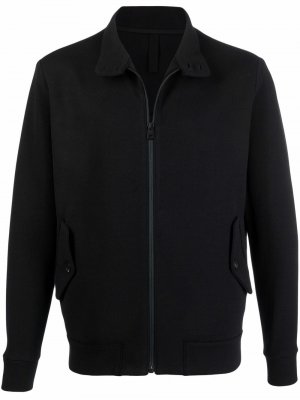 Zipped-up bomber jacket Harris Wharf London. Цвет: черный