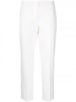 Mid-rise cropped trousers Alexander McQueen. Цвет: бежевый