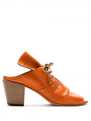 Туфли на шнуровке MATRI. Цвет: оранжевый