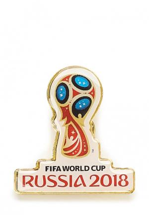 Значок 2018 FIFA World Cup Russia™ FI029DUBAGS9. Цвет: синий