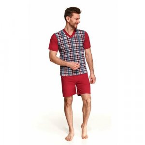 Пижама , размер 4XL, бордовый Taro. Цвет: бордовый