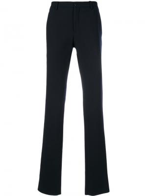 Классические брюки Giorgio Armani. Цвет: синий