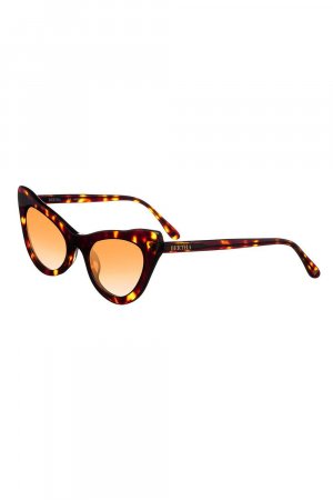 Солнцезащитные очки Kitty ручной работы в Италии , коричневый Bertha
