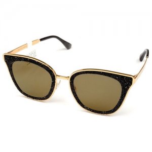 Солнцезащитные очки женские Jimmy Choo LIZZY/S BLK GOLD (2008062M263K1)