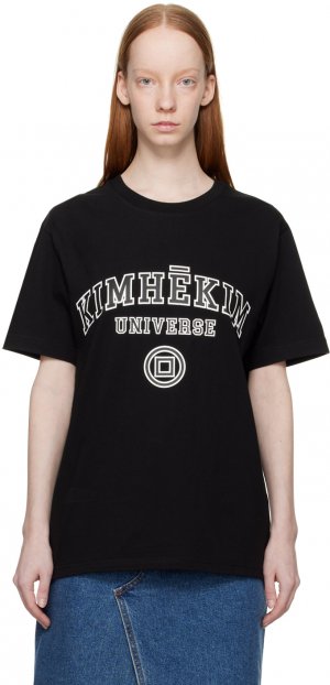 Черная футболка «Вселенная» KIMHĒKIM