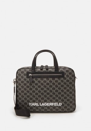 Портфель Mono Klassik Briefcase Unisex KARL LAGERFELD, черный Lagerfeld