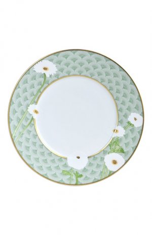 Салатная тарелка Praiana Bernardaud. Цвет: зелёный