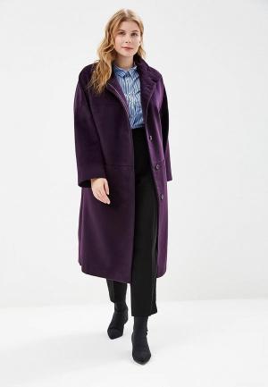 Пальто Style national. Цвет: фиолетовый