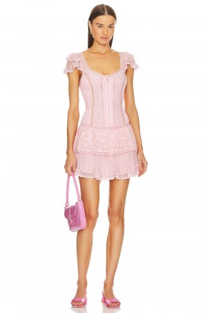 Платье Rowley, цвет Candy Pink LoveShackFancy