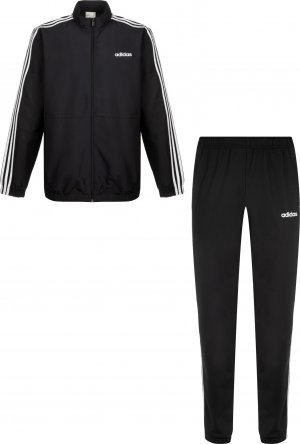 Спортивный костюм мужской 3-Stripes Cuffed, Черный, размер 44-46 adidas. Цвет: черный