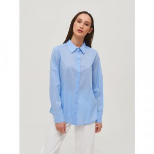 Рубашка , размер S, голубой UNITED COLORS OF BENETTON. Цвет: голубой
