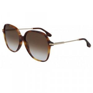 Солнцезащитные очки Victoria Beckham, коричневый BECKHAM. Цвет: коричневый