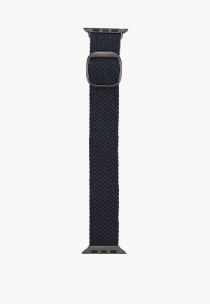 Ремешок для часов Uniq Apple Watch 45/44/42 мм Aspen плетеный из волокна Weavex. Цвет: синий