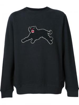 Panther patch sweatshirt Maharishi. Цвет: чёрный