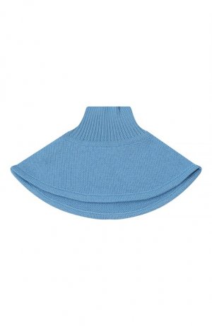 Шерстяной шарф-манишка Catya. Цвет: голубой