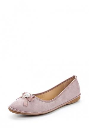 Балетки Ideal Shoes. Цвет: фиолетовый