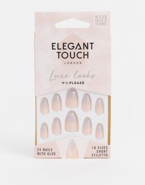 Накладные ногти Luxe Looks V-I-Please-Фиолетовый цвет Elegant Touch