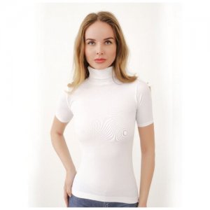 Водолазка T-Shirt dolcevita m.m Charlotte, размер S/M, bianco (белый) Intimidea. Цвет: белый