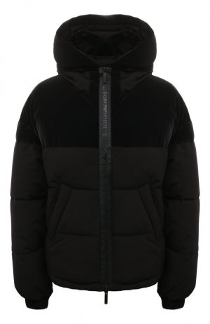 Утепленная куртка Emporio Armani. Цвет: чёрный
