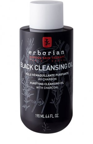 Черное масло для очищения лица (190ml) Erborian. Цвет: бесцветный