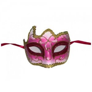 Малиновая маска с золотой тесьмой (13560) Giacometti