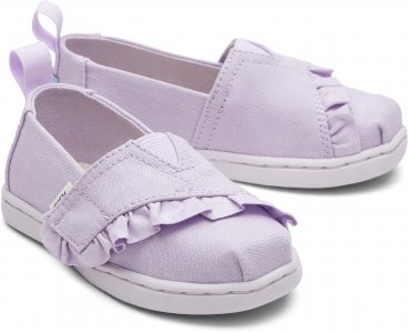 Детские эспадрильи (Alpargata 10017775), фиолетовые TOMS. Цвет: фиолетовый