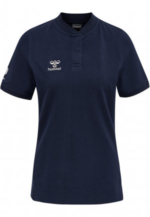 Рубашка-поло HMLMOVE GRID , цвет marine Hummel