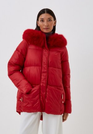 Куртка утепленная Fracomina. Цвет: красный