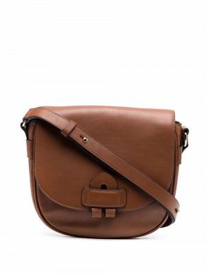 Zelig leather shoulder bag Tila March. Цвет: коричневый