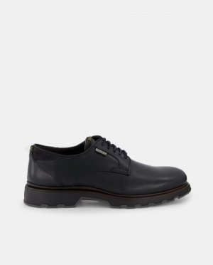Linares мужские кожаные туфли на шнуровке с гладким верхом, черный Pikolinos