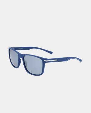 Темно-синие квадратные солнцезащитные очки с поляризованными линзами , темно-синий Nautica