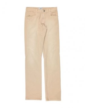 Джинсовые брюки 9.2 BY CARLO CHIONNA. Цвет: бежевый