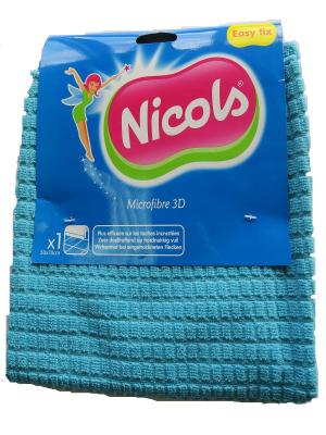 Тряпка для мытья пола  Nicols Nicol's. Цвет: светло-голубой