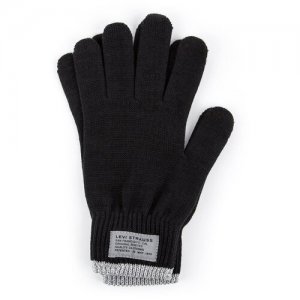 Перчатки Levis New Core Glove D5584-0001 L Levi's. Цвет: черный