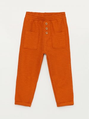 Базовый спортивный костюм для маленьких мальчиков с эластичной резинкой на талии LCW baby, матовый оранжевый Baby