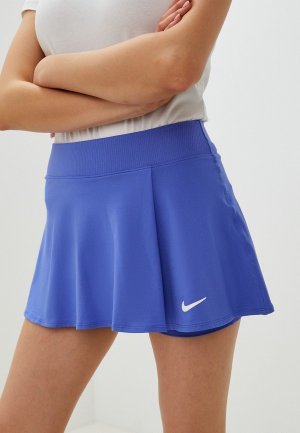 Юбка-шорты Nike W NKCT DF VCTRY SKRT FLOUNCY. Цвет: синий