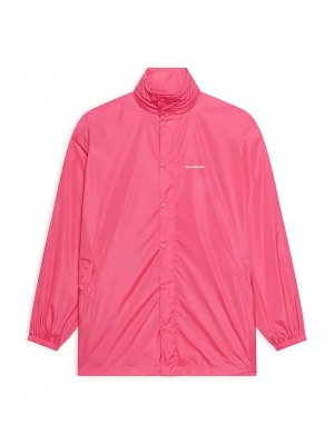 Куртка-дождевик оверсайз , розовый Balenciaga
