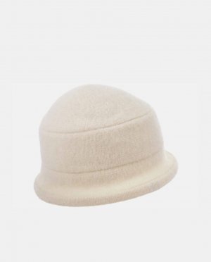 Пустая шерстяная шляпа с короткими полями , белый Seeberger