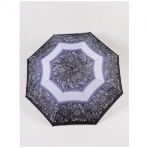 Зонт женский ZEST автомат арт.23846 темно-синий. Цвет: черный/серебристый/серый