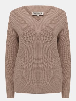 Пуловеры Finisterre. Цвет: бежевый