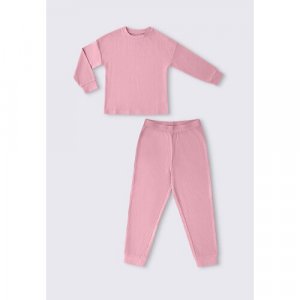 Пижама , размер 140-68-60, розовый Oldos. Цвет: розовый