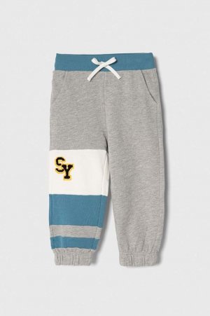 Спортивные брюки из хлопка для мальчиков , серый Sisley