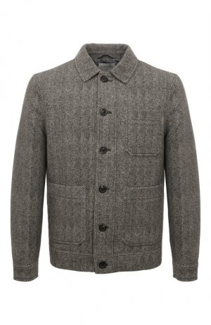 Хлопковая куртка-рубашка Circolo 1901. Цвет: чёрный