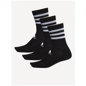 Носки , 3 пары, размер S, черный adidas. Цвет: черный