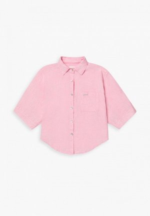 Рубашка домашняя Norveg HomeStory Linen. Цвет: розовый