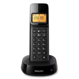 Беспроводной телефон D1601B/01 1,6 дюйма, 300 мАч GAP, черный Philips