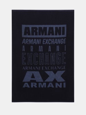 Полотенца Armani Exchange. Цвет: темно-синий